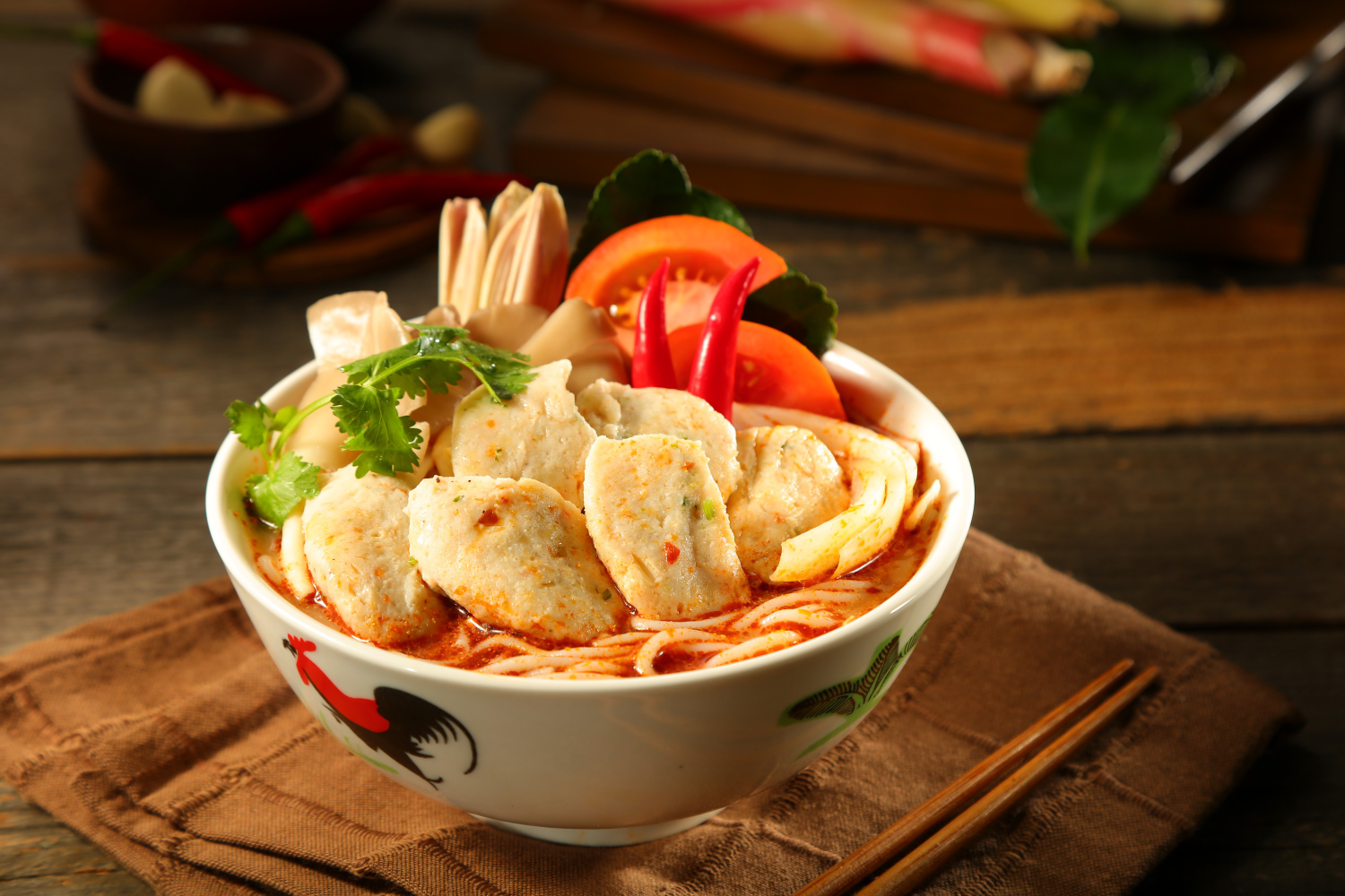 368å†¬ç‚Žæ‰‹æ‰“é±¼æ»‘éºº Tomyum Fish Paste Noodle