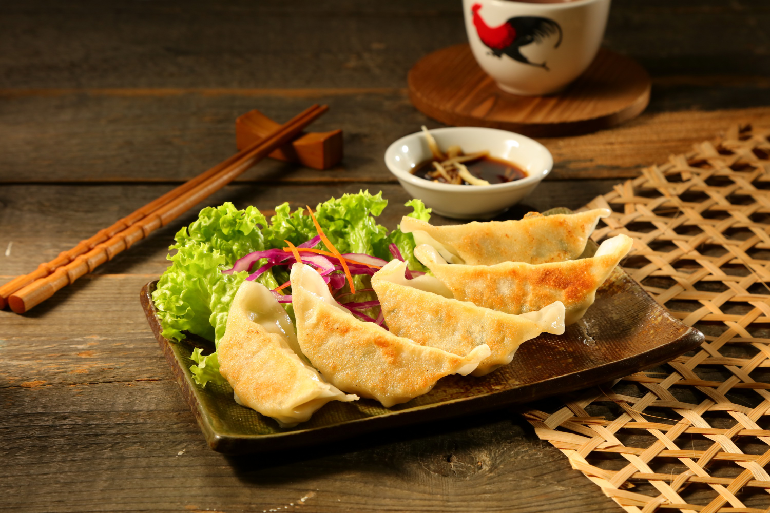 108香煎锅贴 Grilled Chinese Dumplings